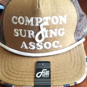 Compton Surfing Association Flat Fitty Snapback